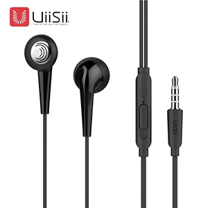 UiiSii U6 3.5mm Headphone With Mic-Black