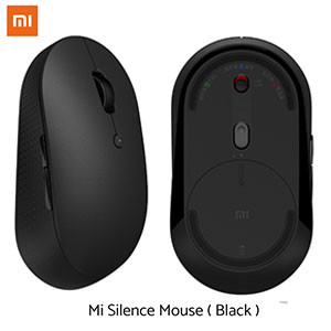 Mi Dual Mode Wireless Mouse Silent Edition Bluetooth 2.4 GHz Connect 1300 DPI – Black Color