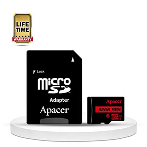 Apacer R85 32GB Micro SD Memory Card Class 10 With Adapter