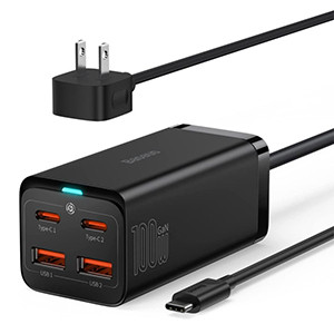 Baseus 100W GaN3 Pro Desktop Fast Charging Station 2USB-C + 2USB Port