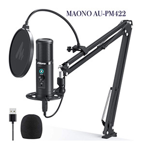 MAONO AU-PM422 Professional Cardioid Condenser Mic With Touch Mute Button