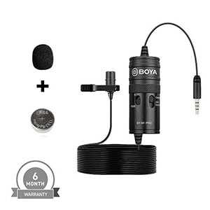 Boya M1 Pro Microphone (Professional Series Lavalier Microphone With 3.5mm Jack)