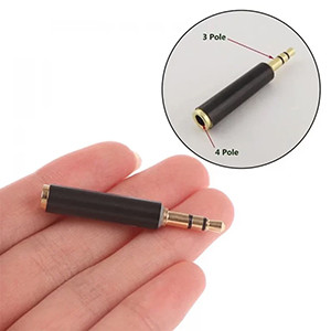 Microphone Converter (Straight)- No Need Battery for Lifetime