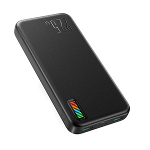 Joyroom JR-QP194 10000mAh 22.5W Fast Charging Power Bank- Black Color