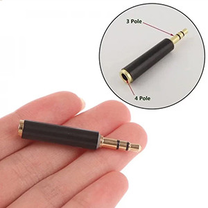 Microphone Converter (Straight)- No Need Battery for Lifetime