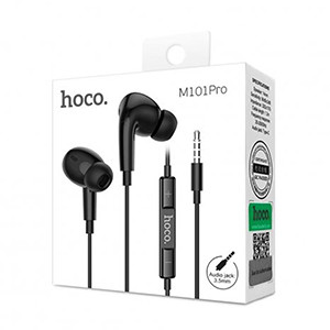 Hoco M101 Pro Crystal sound earphone – Black Color