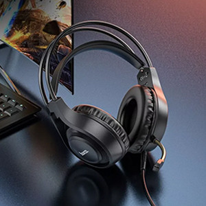 Hoco W106 Gaming Headphone – Black Color