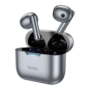 HOCO EW34 True Wireless Bluetooth Earbuds – Gray Color