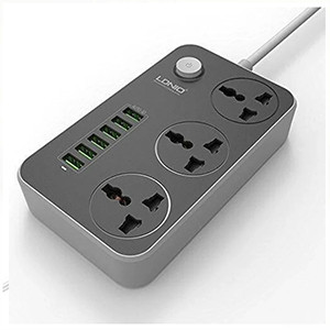 LDNIO SC3604 Power Strip with 3 AC Sockets and 6 USB Ports