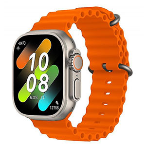 HK8 Pro Max Ultra AMOLED display Smart Watch – Orange Color