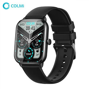 Colmi C61 Bluetooth Calling Smart Watch- Black Color